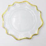 Wholesale Glass Charger Plate PZ-007